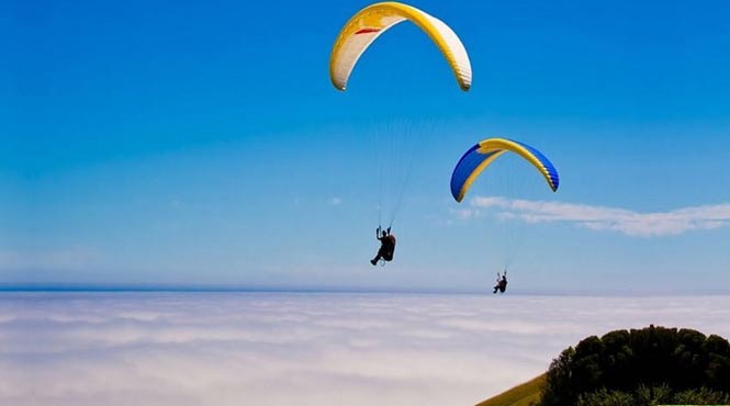 Paragliding and Trekking